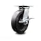 Service Caster 8 Inch Heavy Duty Polyolefin Caster with Roller Bearing and Brake SCC-35S820-POR-SLB - alternate 1